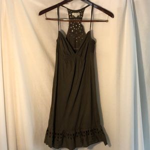 AE sundress olive green